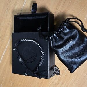 Executive Society EXSO Stainless Steel and Tungsten Control Bracelet